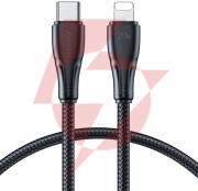 Kabel usb-c / lightning joyroom s-cl020a11 120cm 20w w oplocie czarny