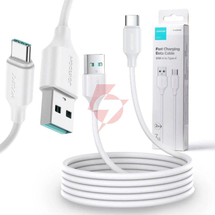 Kabel usb-a / usb-c joyroom s-uc027a9 200cm 3a w oplocie biały