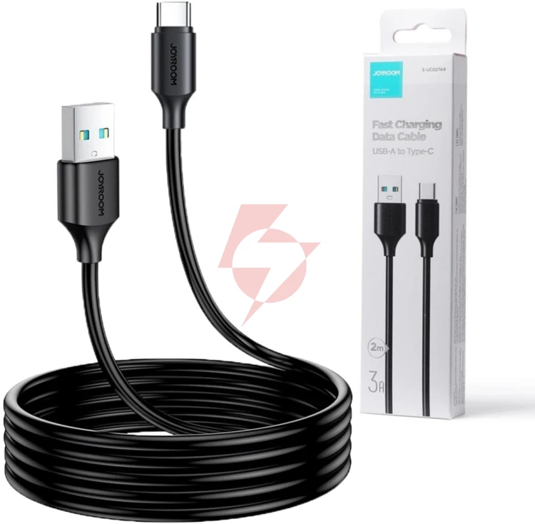 Kabel usb-a / usb-c joyroom s-uc027a9 200cm 3a czarny