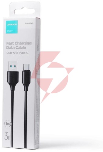 Kabel usb-a / usb-c joyroom s-uc027a9 100cm 3a czarny