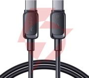 Kabel usb-c / usb-c joyroom fast charging s-cc100a141b 120cm 60w 5a czarny