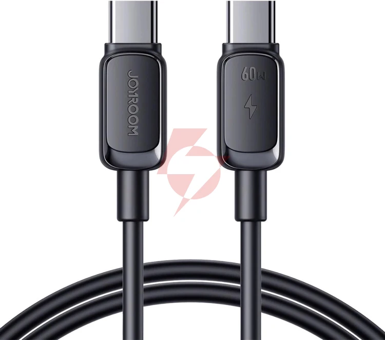 Kabel usb-c / usb-c joyroom fast charging s-cc100a141b 120cm 60w 5a czarny