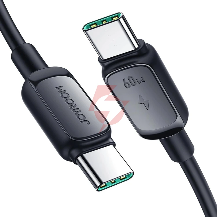Kabel usb-c / usb-c joyroom fast charging s-cc100a141b 120cm 60w 5a czarny