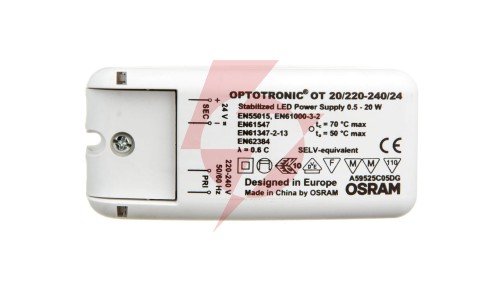 Zasilacz LED 24V DC OT 20/220-240/24 4050300618111