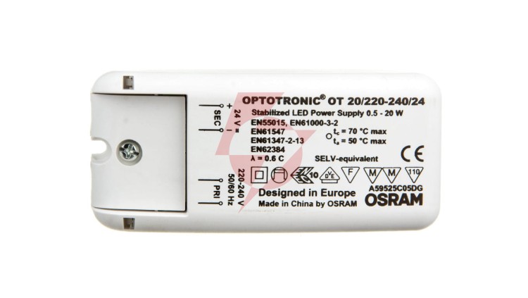 Zasilacz LED 24V DC OT 20/220-240/24 4050300618111