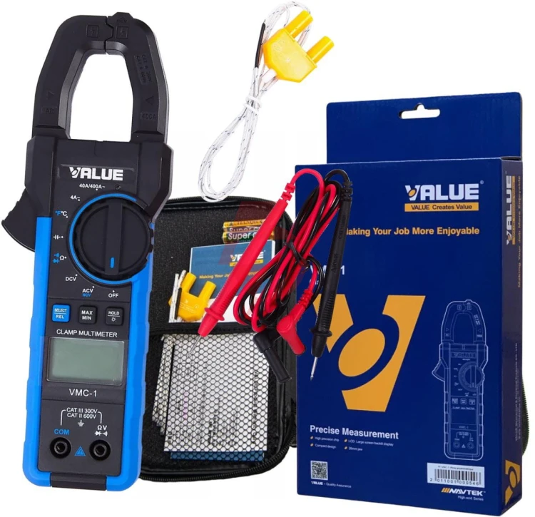 Miernik cęgowy elektryczny value navtek vmc-1