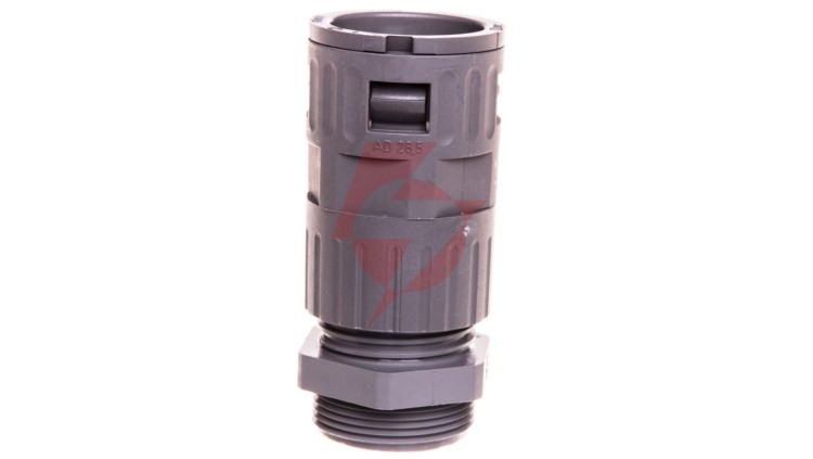 Dławnica do węża osłonowego M32 IP68 SILVYN KLICK-GPZ-M 32x1,5 szara 55500840