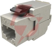 Moduł keystone samozaciskowy solarix cat.6a stp rj45 sxkj-10g-stp-bk-sa