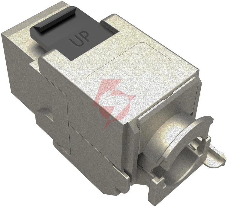 Moduł keystone samozaciskowy solarix cat.6a stp rj45 sxkj-10g-stp-bk-sa