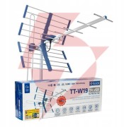 Antena dvb-t2 telmor tt w19 silver combo 5g protected