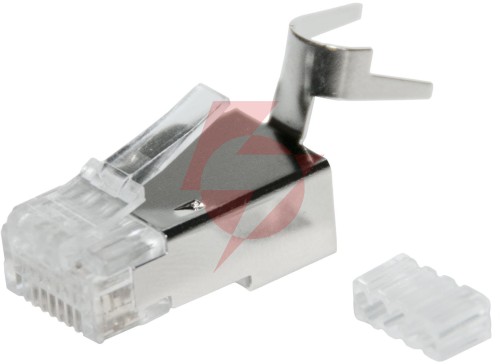Wtyk sieciowy konektor solarix rj45 cat.6a stp ekranowany krjs45/6asld 1szt