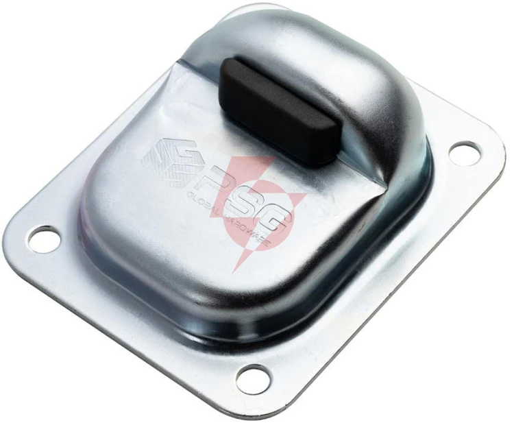 Przykręcany stoper do bramy psg 61.092.og (120x100/h43) z gumowym odbojem