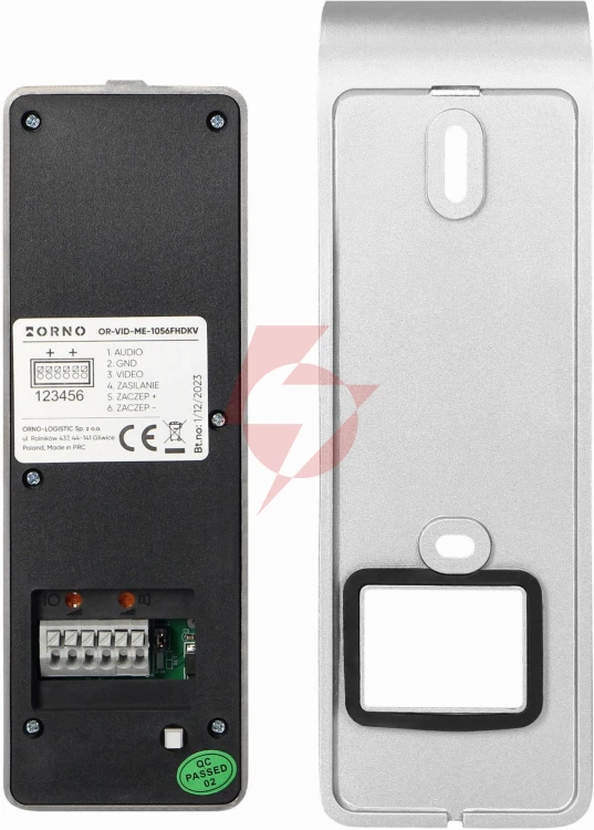 Wideodomofon orno or-vid-me-1056fhd/b