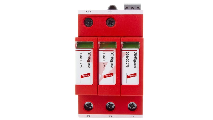 Ogranicznik przepięć Typ T2 3P 20kA 1,5kV DEHNguard M TNC 275 FM 952305