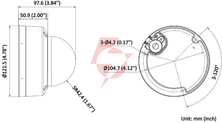 Kamera ip hikvision ds-2cd2183g2-lis2u(2.8mm)