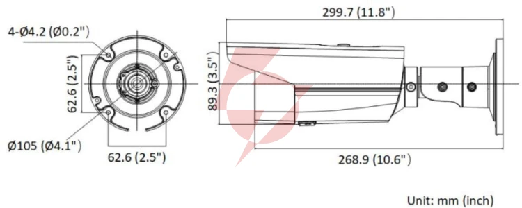 Kamera ip hikvision ds-2cd2t83g2-4li(2.8mm)