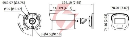 Kamera 4w1 hikvision ds-2ce12df3t-lfs(2.8mm)(o-std)