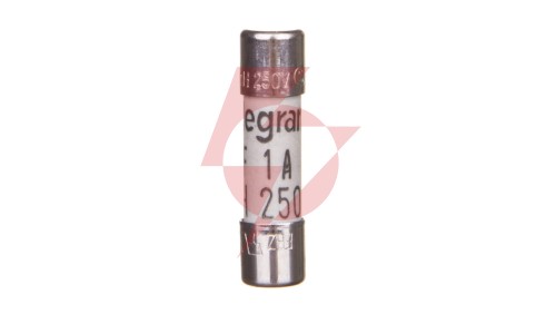 Wkładka bezpiecznikowa cylindryczna 5x20mm 1A F 250V 010210