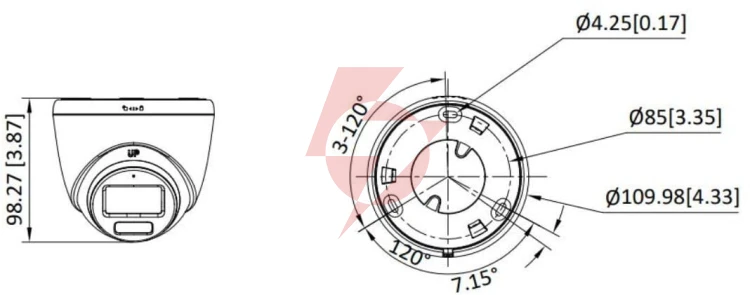 Kamera 4w1 hikvision ds-2ce72df3t-lse(2.8mm)(o-std)