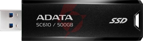 Dysk zewnętrzny ssd adata sc610 500gb usb3.2a czarny