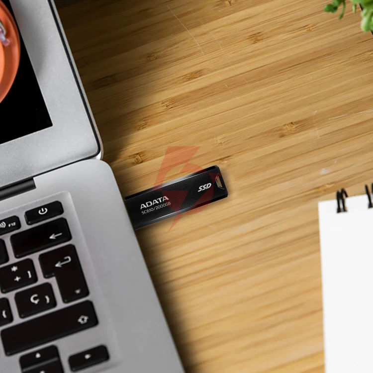 Dysk zewnętrzny ssd adata sc610 500gb usb3.2a czarny