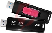 Dysk zewnętrzny ssd adata sc610 500gb usb3.2a czarny