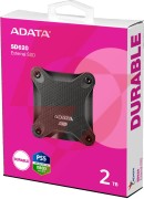Dysk zewnętrzny ssd adata sd620 2tb czarny 
