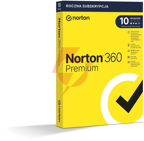 Norton 360 premium box pl 10-urządzeń, 12-miesięcy