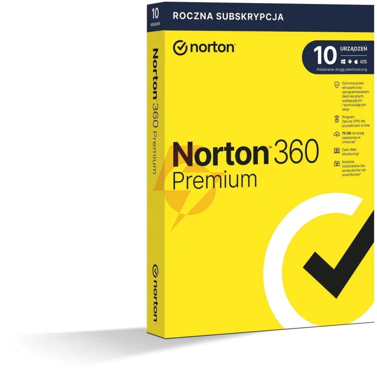 Norton 360 premium box pl 10-urządzeń, 12-miesięcy