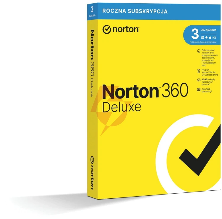 Norton 360 deluxe box pl 3-urządzenia,12-miesięcy