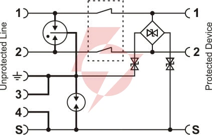 Zabezpieczenie przeciwprzepięciowe do rs-485 ewimar sug-rs485/din