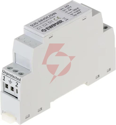 Ogranicznik przepięć 24v dc na szynę din ewimar sug-24vdc/din