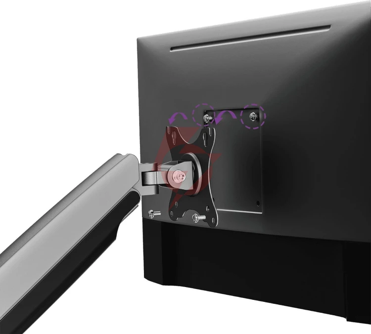Uchwyt do monitora 17”-45” spacetronik spa-s110b usb