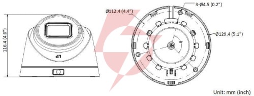 Kamera ip hikvision ds-2cd1h43g2-iz 2.8-12mm pl