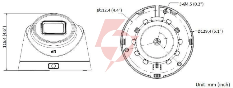 Kamera ip hikvision ds-2cd1h43g2-iz 2.8-12mm pl