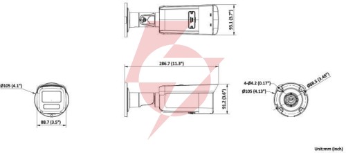 Kamera ip hikvision ds-2cd2t46g2h-4i(2.8mm)(ef)