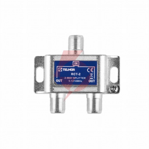 Rozgałęźnik telmor rct-2 splitter 2x1.2g