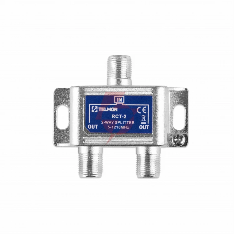 Rozgałęźnik telmor rct-2 splitter 2x1.2g