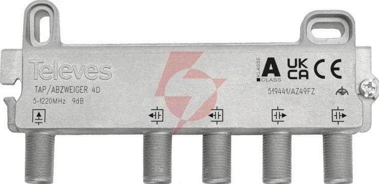 Odgałęźnik końcowy f 4d televes 5...1220mhz 9db ref. 519441