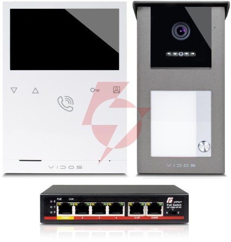 Wideodomofon vidos ipx s101-1/m101