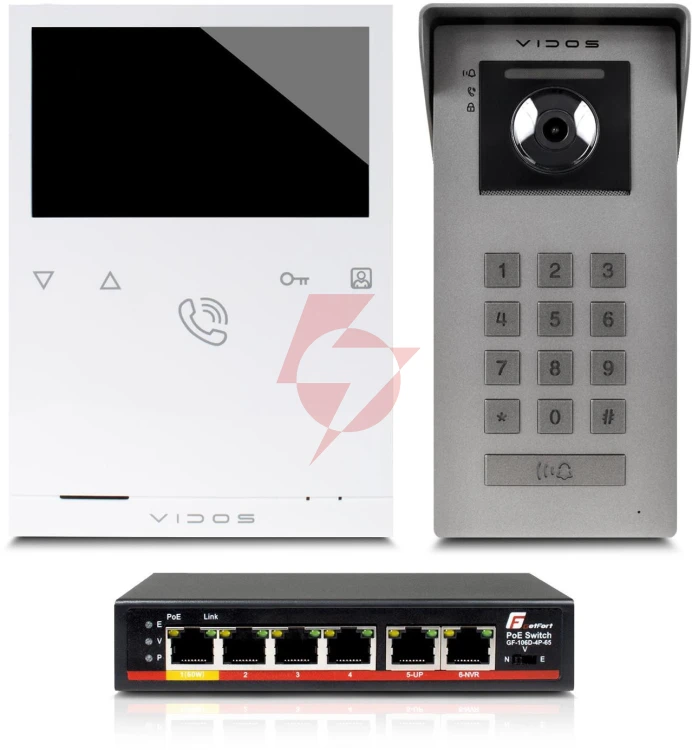 Wideodomofon vidos ipx s100/m101