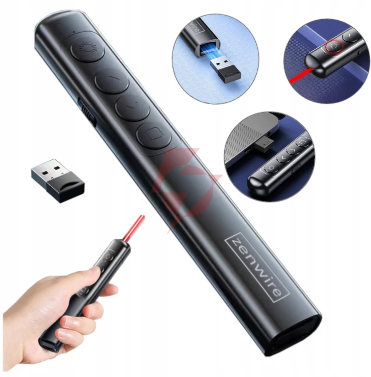 Wskaźnik laserowy usb do prezentacji zenwire s9