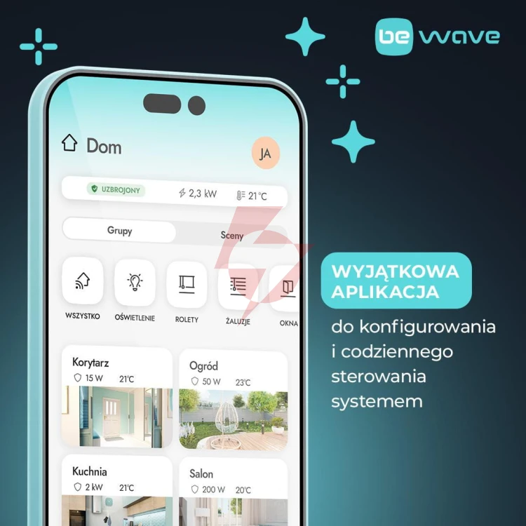 Satel be wave kontroler systemu smart hub