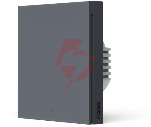 Aqara smart wall switch h1 szary pojedynczy z przewodem neutralnym