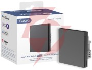 Aqara smart wall switch h1 szary pojedynczy z przewodem neutralnym