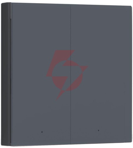 Aqara smart wall switch h1 szary podwójny bez przewodu neutralnego