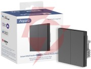 Aqara smart wall switch h1 szary podwójny bez przewodu neutralnego