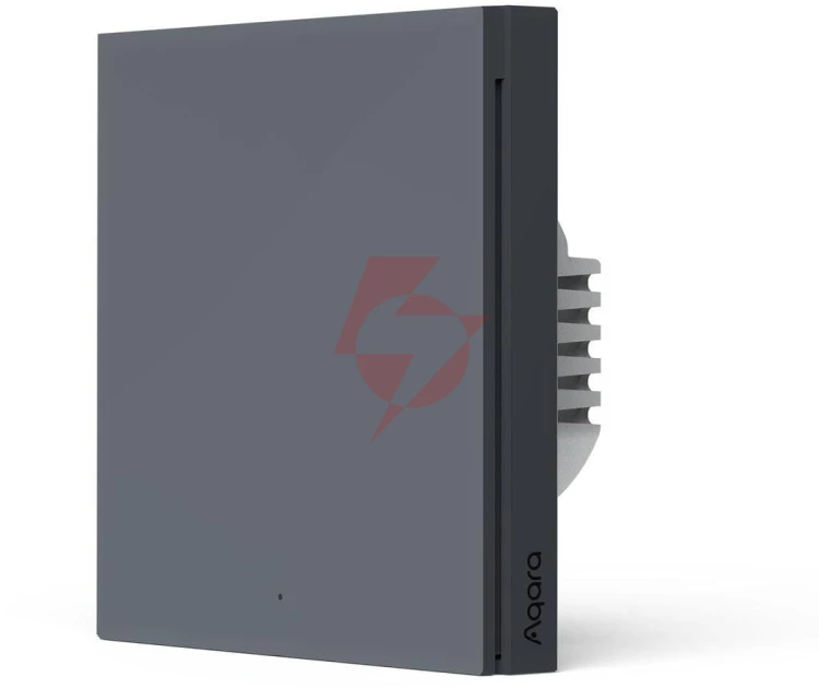 Aqara smart wall switch h1 szary pojedynczy bez neutrala