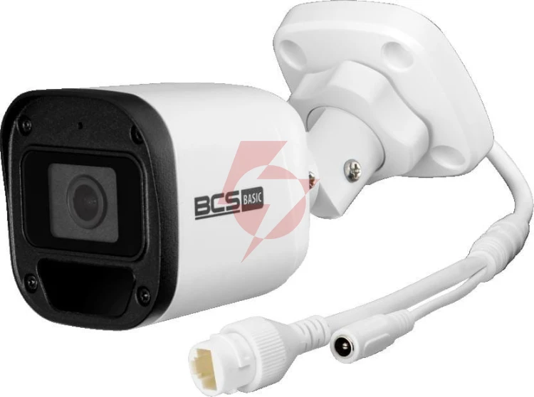 Zestaw monitoringu ip bcs basic 4x kamera bcs-b-tip12fr3(2.0) rejestrator z dyskiem