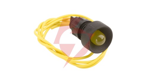 Lampka sygnalizacyjna 10mm żółta 230V AC KLP 10Y/230V 84510004